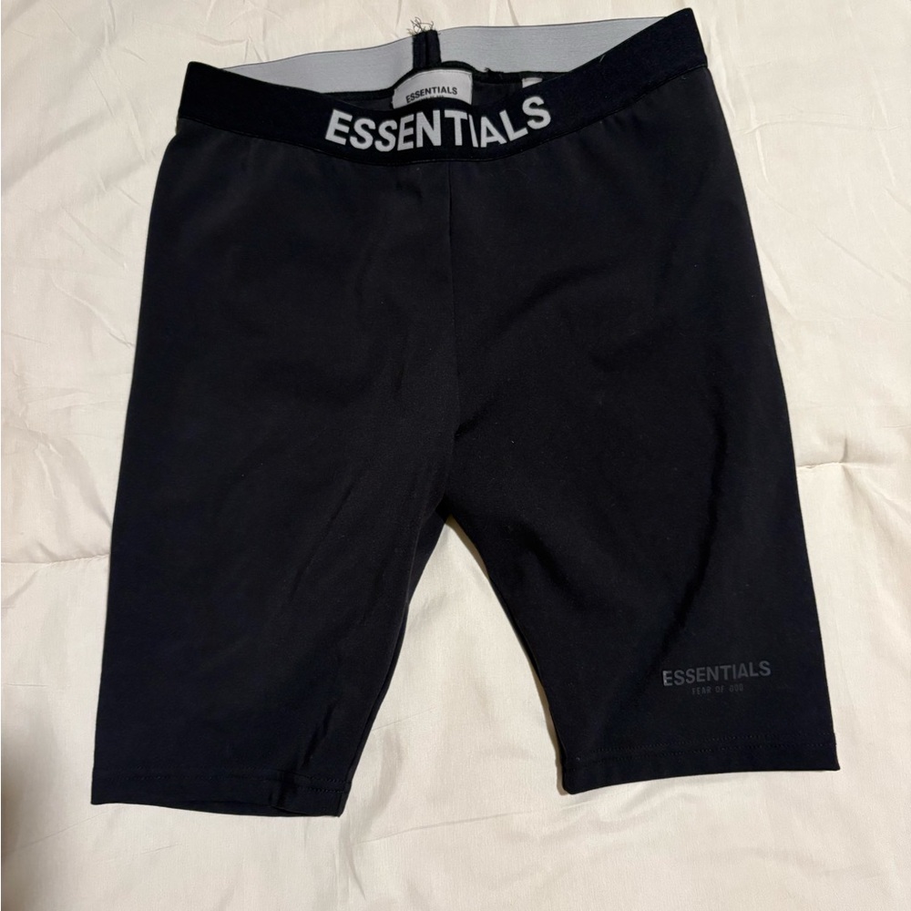 Fear of God Essentials Black Shorts